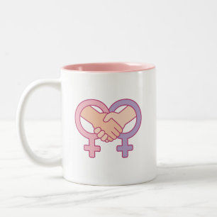 2 Couleurs Tasse de café cadeau de l'unité des femmes pour la