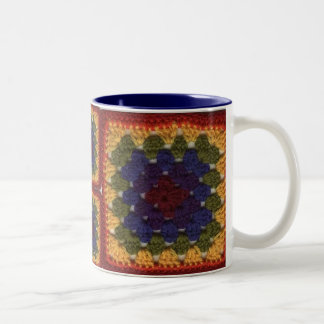 2 Couleurs Tasse de café carrée de mamie