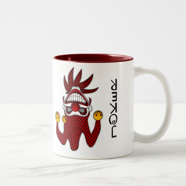 2 Couleurs Tasse de café carte Joker (Droit)