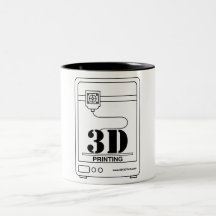 Tasse de café classique de l'imprimante 3D