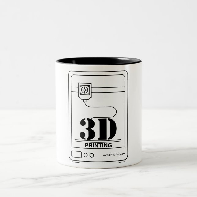 2 Couleurs Tasse de café classique de l'imprimante 3D (Centre)