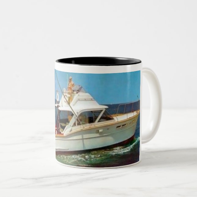 2 Couleurs Tasse de café collectable de commandant Boats de (Devant droit)