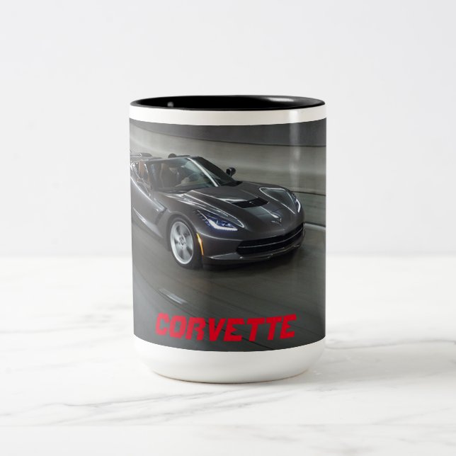 2 Couleurs Tasse de café convertible de Corvette (Centre)