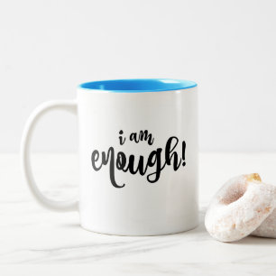 2 Couleurs Tasse de café d'affirmation d'abondance