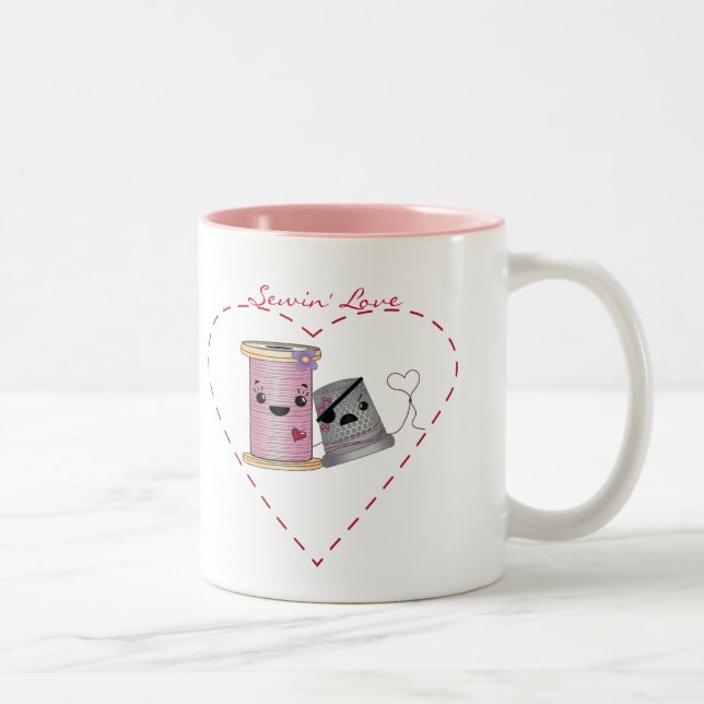 2 Couleurs Tasse de café d'amour de Sewin (Droit)