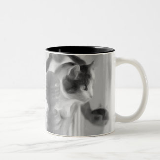 2 Couleurs Tasse de café d'amoureux des chats