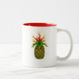 2 Couleurs Tasse de café d'ananas