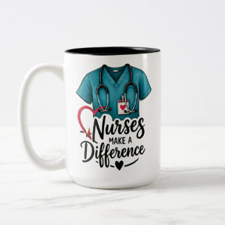 2 Couleurs Tasse de café d'appréciation pour les infirmières