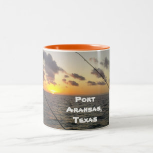 2 Couleurs Tasse de café d'Aransas de port