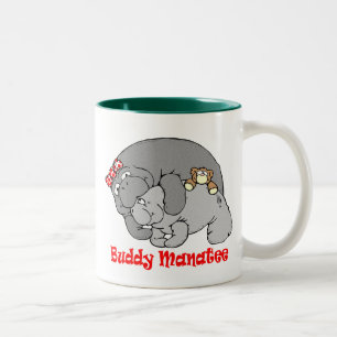 2 Couleurs Tasse de café de baiser de lamantin