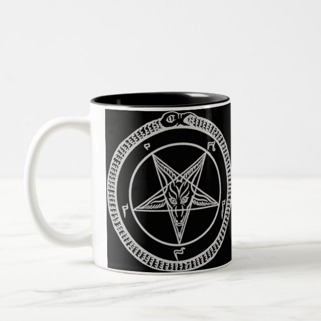 2 Couleurs Tasse de café de Baphomet (Gauche)
