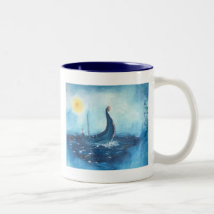 2 Couleurs Tasse de café de bateau de Viking