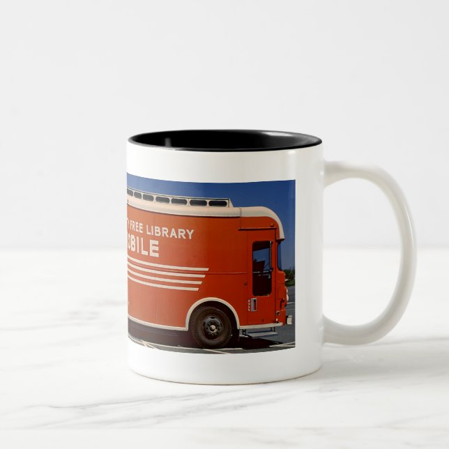 2 Couleurs Tasse de café de bibliobus (Droit)