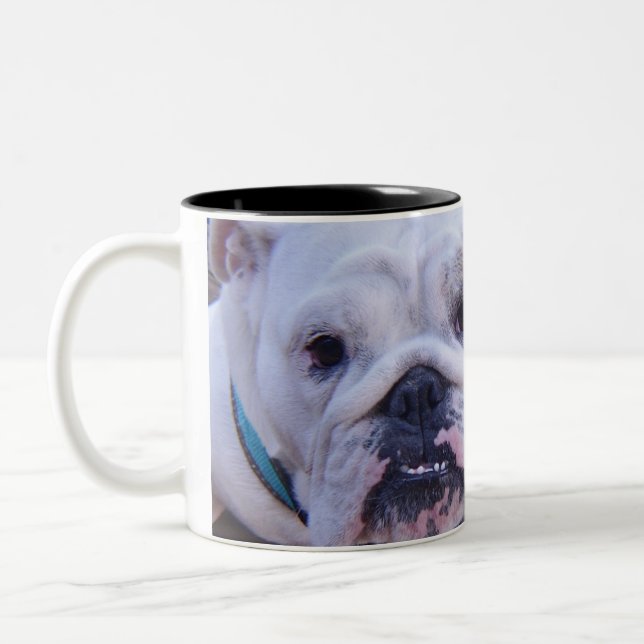 2 Couleurs Tasse de café de bouledogue (Gauche)