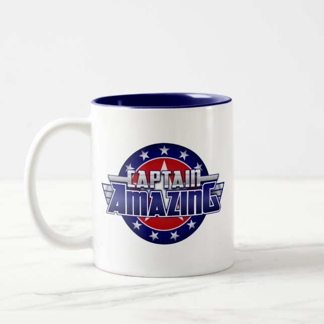 2 Couleurs Tasse de café de capitaine Amazing (Gauche)