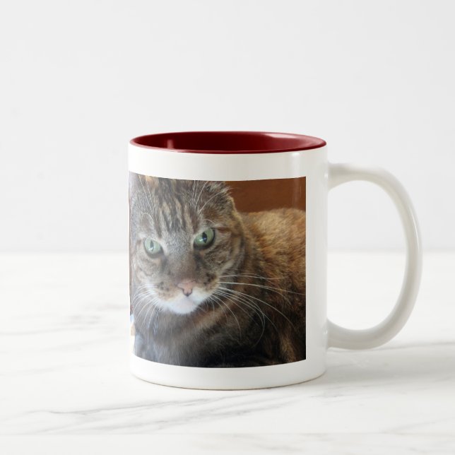 2 Couleurs Tasse de café de chat (Droit)