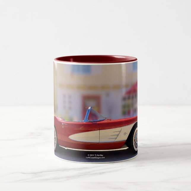 2 COULEURS TASSE DE CAFÉ DE CORVETTE (Centre)