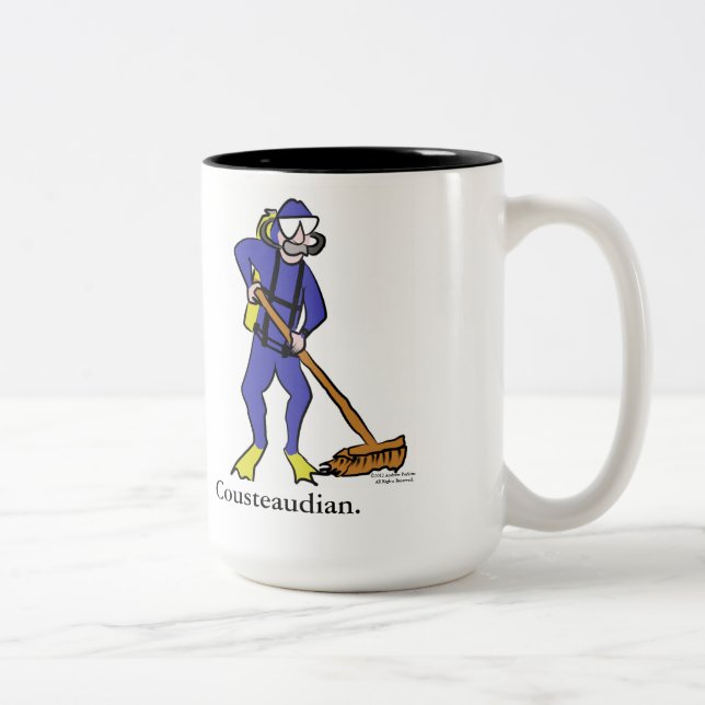 2 Couleurs Tasse de café de Cousteaudian (Droit)