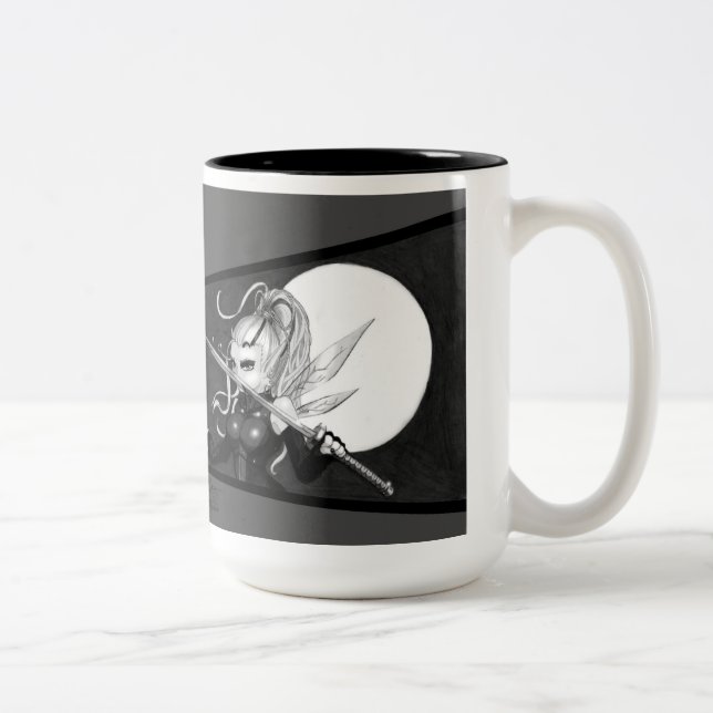 2 Couleurs Tasse de café de Deathmoon de libellule (Droit)