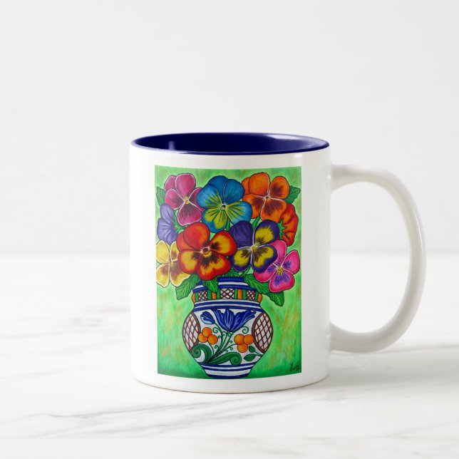 2 Couleurs Tasse de café de défilé de pensée (Droit)