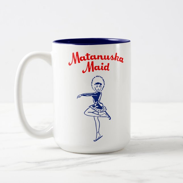 2 Couleurs Tasse de café de domestique de Matanuska grande (Gauche)