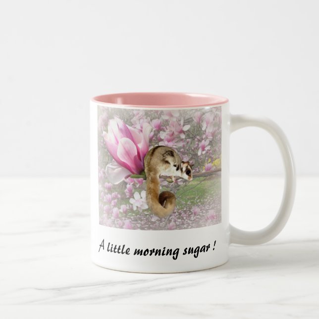 2 Couleurs Tasse de café de douceur de planeur de sucre (Droit)