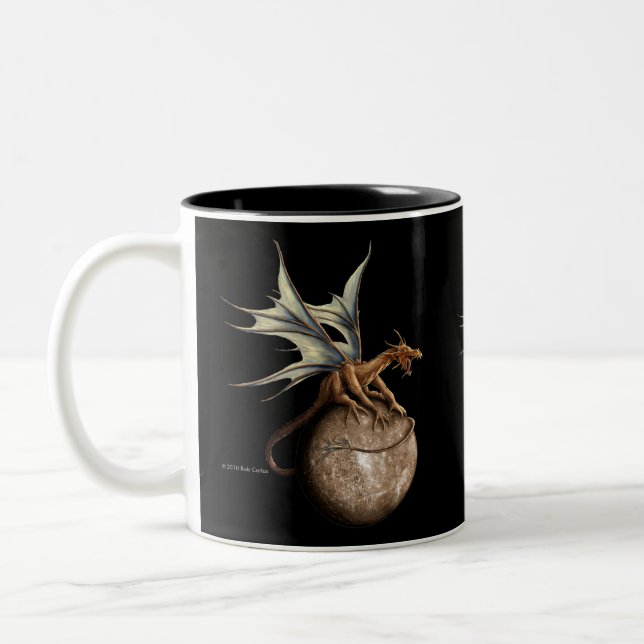2 Couleurs Tasse de café de dragon de Mercury (Gauche)
