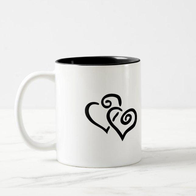 2 Couleurs Tasse de café de gratitude (Gauche)
