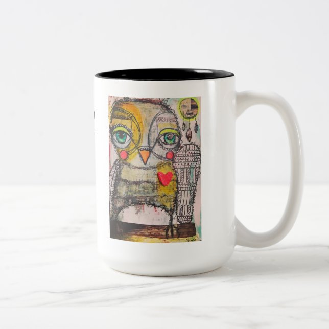 2 Couleurs Tasse de café de hibou !  Soyez sage et suivez vos (Droit)