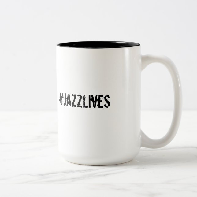 2 Couleurs Tasse de café de JazzLives (Droit)