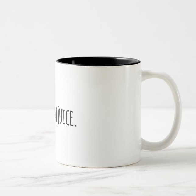 2 Couleurs Tasse de café de jus de survie (Droit)