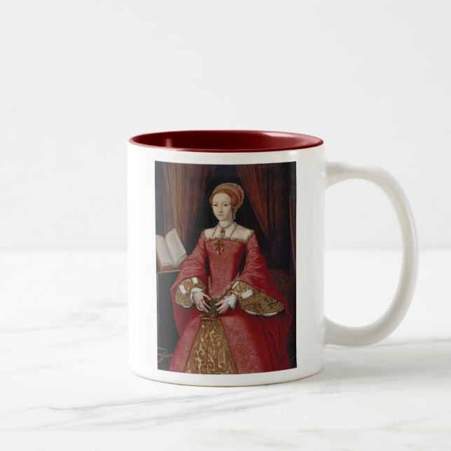 2 Couleurs Tasse de café de la Reine Elizabeth (Droit)