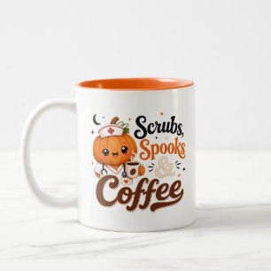 2 Couleurs Tasse de café de la saison automnale pour infirmiè