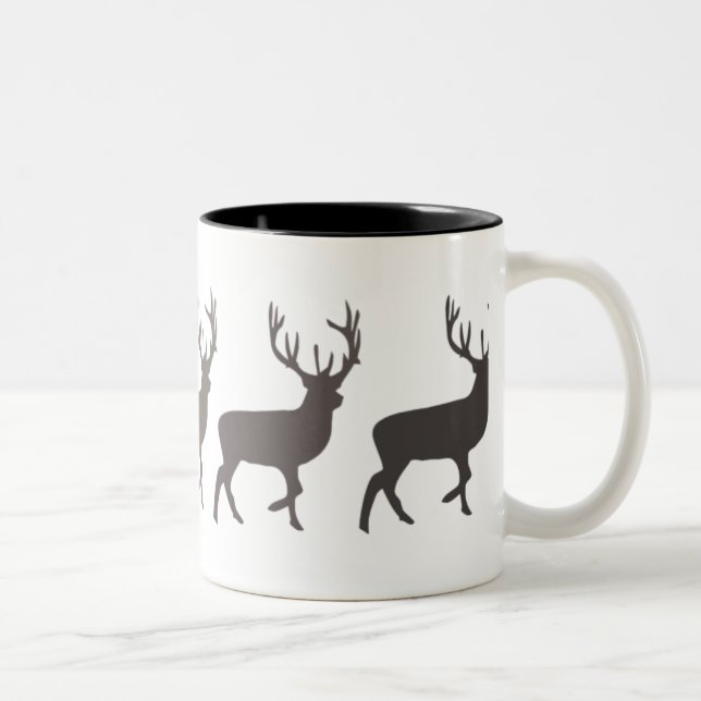 2 Couleurs Tasse de café de mâle (Droit)
