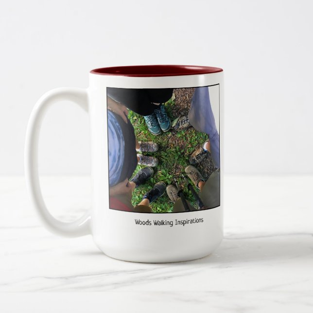 2 Couleurs Tasse de café de marche de la méditation #150 de (Gauche)