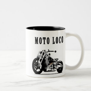 2 Couleurs Tasse de café de Moto Loco