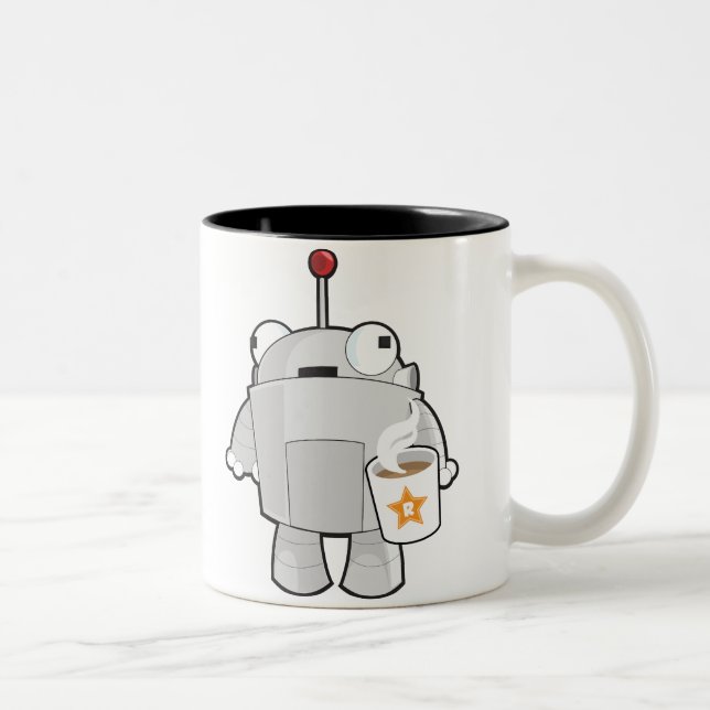 2 Couleurs Tasse de café de Mozbot (Droit)