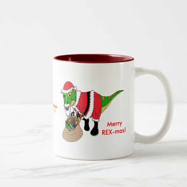 2 Couleurs Tasse de café de Noël par des conceptions de (Droit)