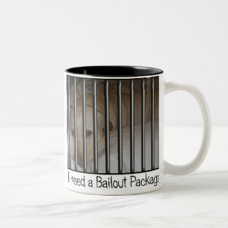 2 Couleurs Tasse de café de paquet de renflouement de Ringo -