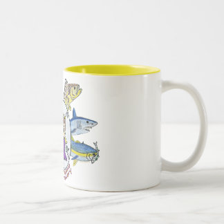 2 Couleurs Tasse de café de pêche à la ligne de société de St