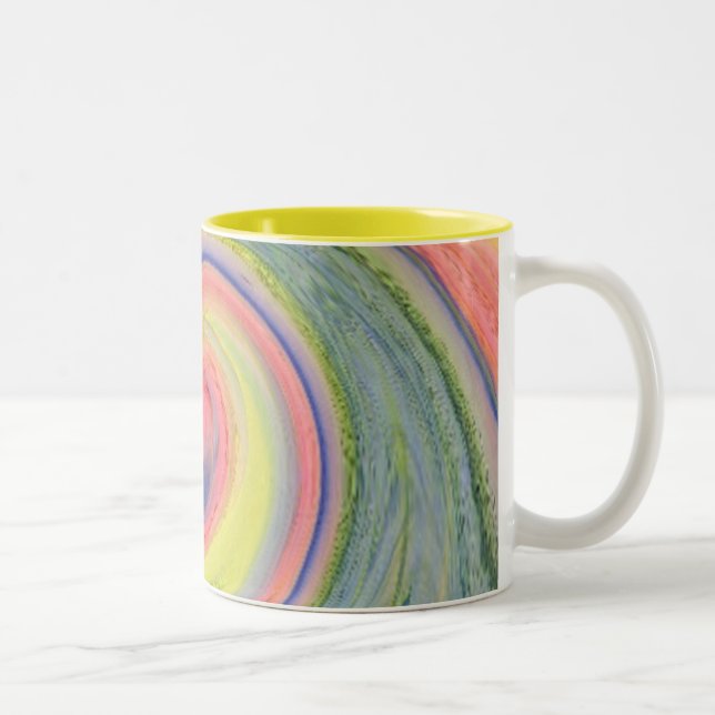 2 Couleurs Tasse de café de pirouette de soleil et (Droit)