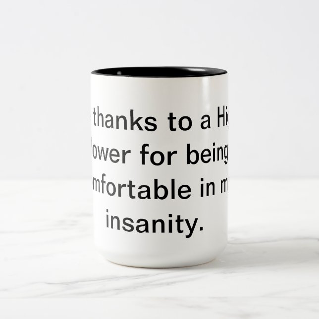 2 Couleurs Tasse de café de puissance plus élevée (Centre)