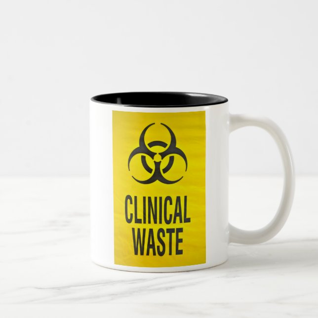 2 COULEURS TASSE DE CAFÉ DE REBUT CLINIQUE (Droit)
