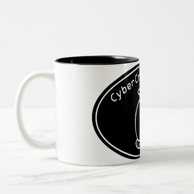 2 Couleurs Tasse de café de robots de CyberCraft (Gauche)