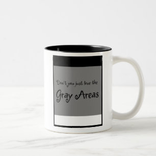 2 Couleurs Tasse de café de secteur gris
