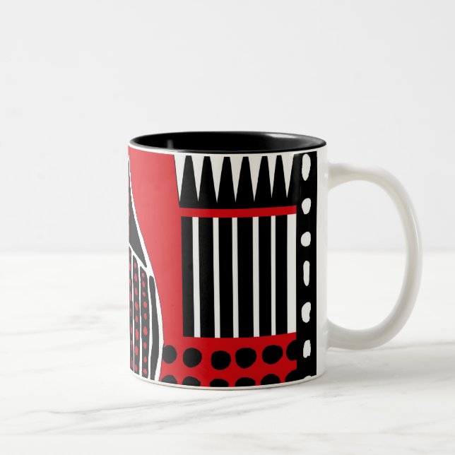 2 Couleurs Tasse de café de Selknam (Droit)
