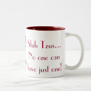2 Couleurs Tasse de café de Shih Tzu
