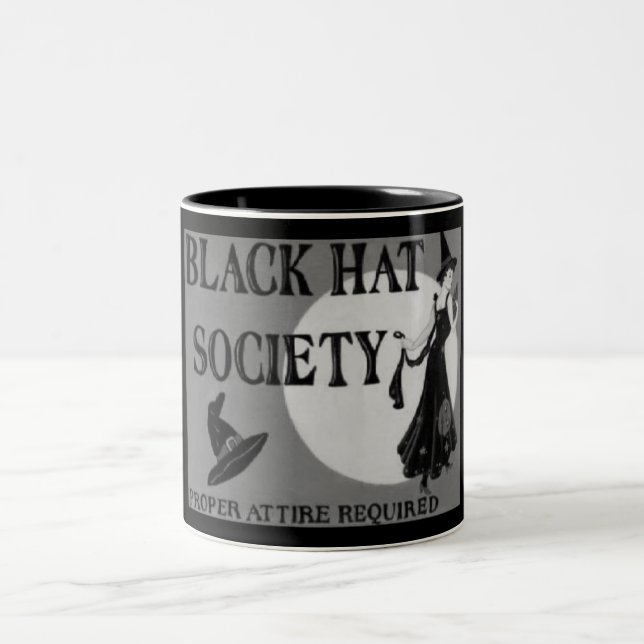 2 Couleurs Tasse de café de société de casquette noir (Centre)