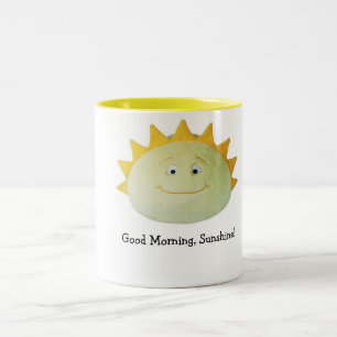 2 Couleurs Tasse de café de soleil bonjour par ThinkFun