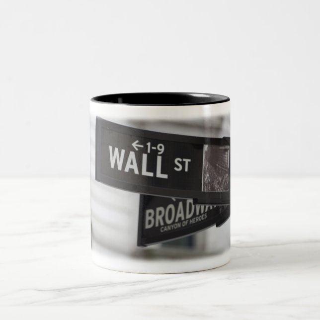 2 Couleurs Tasse de café de Wall Street (Centre)